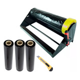 Embaladora Para Filme Stretch Kit Com 3 Bobinas E   Commerce