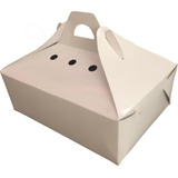  Embalagem Caixa Box Comida Fritura Delivery 1300ml - 100un