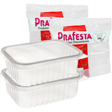 Embalagem Microondas E Freezer 500ml Prafesta C 24u Marmita