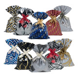 Embalagem Sacos De Presente Metalizados 20x29cm 50un Aliança