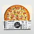 Embalagem Suporte Pegador De Pizza Brotinho 100 Unidades Cor Preto E Branco