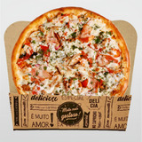 Embalagem Suporte Pegador De Pizza Brotinho 500 Unidades Cor Kraft