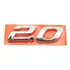 Emblema 2.0 Cromado P/ Porta Malas Linha Ford Ecosport Focus
