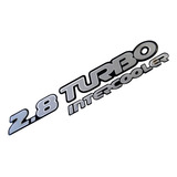 Emblema Adesivo 2.8 Turbo Intercooler S10 Blazer 2001/ Prata