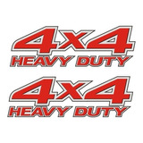 Emblema Adesivo 4x4 Heavy