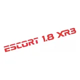 Emblema Adesivo Escort Xr3