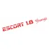 Emblema Adesivo Ford Escort 1.8 Guaruja  Vermelho Estgjve Fk