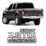 Emblema Adesivo Heavy Duty 2.8 Tdi Eletronic Frontier 01 06
