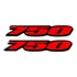 Emblema Adesivo Resinado Rabeta Compatível Suzuki 750 Re8