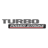 Emblema Adesivo Turbo Powerstroke