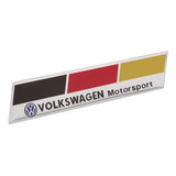 Emblema Adesivo Volkswagen Motorsport Vw Golf Gol Polo Jetta