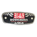 Emblema Adesivo Yoshimura Usa Escapamento Esportivo Aluminio