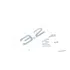 Emblema Audi 3.2 A3 A4 A5 A6 A7 Tampa Original Traseira