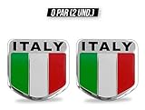 Emblema Bandeira Italia Fiat