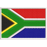 Emblema Bordado Bandeira África Motoboy P / Jaqueta Ban54
