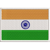 Emblema Bordado Bandeira India