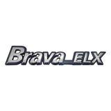 Emblema Brava-elx Cromado Fundo Azul Brava Elx 2000 2001