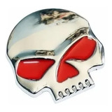 Emblema Caveira Cranio Metal