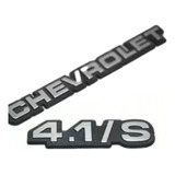 Emblema Chevrolet 4.1 Opala 92 Plaqueta Faixa Aplique Farol