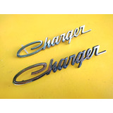 Emblema Chrysler Dodge Charger Original Lateral Com Pinos