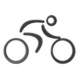 Emblema Ciclista Bike Adesivo