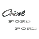 Emblema Corcel Letras Ford Corcel1 Belina1 Capô Tampa 69/73