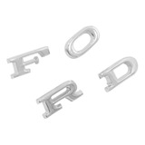 Emblema Cromado Letras Ford
