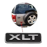 Emblema Cromado Xlt Ford