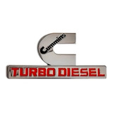 Emblema Cummins Cromado Turbo Diesel Ford F250 Dodge 2500