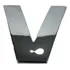 Emblema Dianteiro V Trator Valtra A650/a750/a850/a950/a990