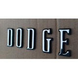 Emblema Dodge Letras Traseira