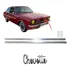 Emblema E Friso Do Capu Chevette 74 75  76 77 Tubarao Alumin