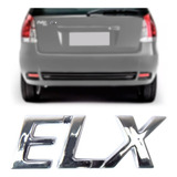 Emblema Elx Letreiro Cromado