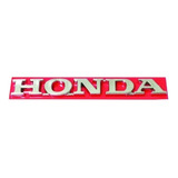 Emblema Escrita Honda Cromada