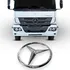 Emblema Estrela Cromado 220mm Grade Mb Atego 1315 1418 1518
