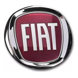 Emblema Fiat Vermelho Para