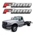 Emblema Ford F4000 2014 2015 Resinado Par Cor Prata
