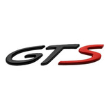 Emblema Gts Letra Porsche Cayenne 911 Carrera Preto Vermelho