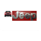 Emblema Jeep Letreiro Cromado