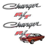 Emblema Lateral Dodge Charger Rt 73 74 75 76 77 78 Novo Par