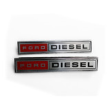 Emblema Lateral Ford Diesel Caminhões F-11000 F-21000 Novo