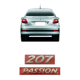 Emblema Letreiro 207 Passion Para Peugeot 207 2008 A 2012