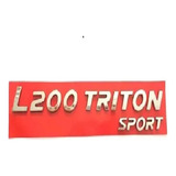 Emblema Letreiro Cromado L200