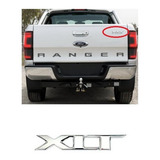 Emblema Letreiro Cromado Xlt