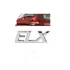 Emblema Letreiro Elx Palio Siena Cromado - 2000/ - Fiat 