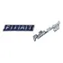 Emblema Letreiro Fiat Palio Weekend 16v Cromado Fundo Azul