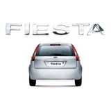 Emblema Letreiro Linha Ford Escrita Fiesta 03 2014 Hatch Sed