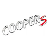 Emblema Letreiro Tampa De Mala Mini Cooper S Cromado Vermelh