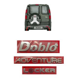 Emblema Letreiro Tampa Doblo Adventure Locker 2015 2016 2017
