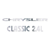 Emblema Logo Chrysler E Classic 2.4l Cortado